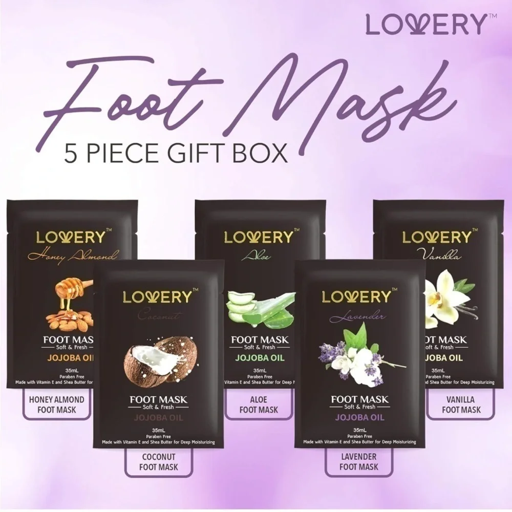 Brand New Hand & Foot Masks Jojoba Oil Moisturizing Hydrating Spa Shea Butter